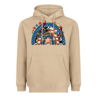Mushroom American rainbow 4th of july Heavyweight Hoodie - CowGirlArtShop