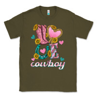 Army Green love western cowboy Classic Tee - texasbilliewilder