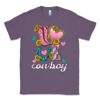 Lavender love western cowboy Classic Tee - texasbilliewilder