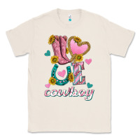 Natural love western cowboy Classic Tee - texasbilliewilder
