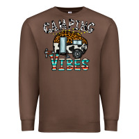 Chestnut camping vibes Premium Sweatshirt - CowhideDigitalArt