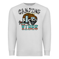 Dove Grey camping vibes Premium Sweatshirt - CowhideDigitalArt