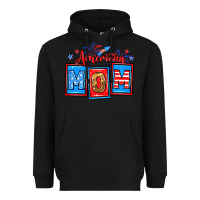 Black American mom Heavyweight Hoodie - Neo Western