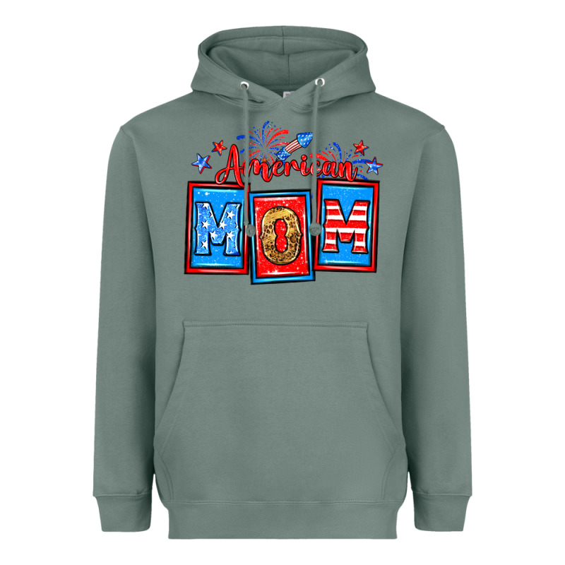 American Mom Heavyweight Hoodie by Neo Western | Teevron