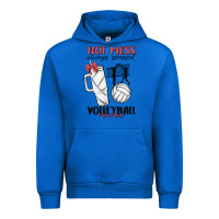 Cobalt hot mess always stressed volleyball mama Urban Hoodie - MaliasSmallBusiness
