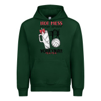 Forest Green hot mess always stressed volleyball mama Urban Hoodie - MaliasSmallBusiness