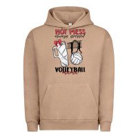 Pigment Burro hot mess always stressed volleyball mama Urban Hoodie - MaliasSmallBusiness