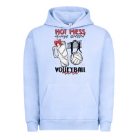 Pigment Grape Ice hot mess always stressed volleyball mama Urban Hoodie - MaliasSmallBusiness