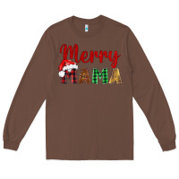 Chestnut merry mama Long Sleeve Tee - BarkalooDesign