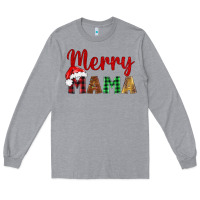 Heather Grey merry mama Long Sleeve Tee - BarkalooDesign