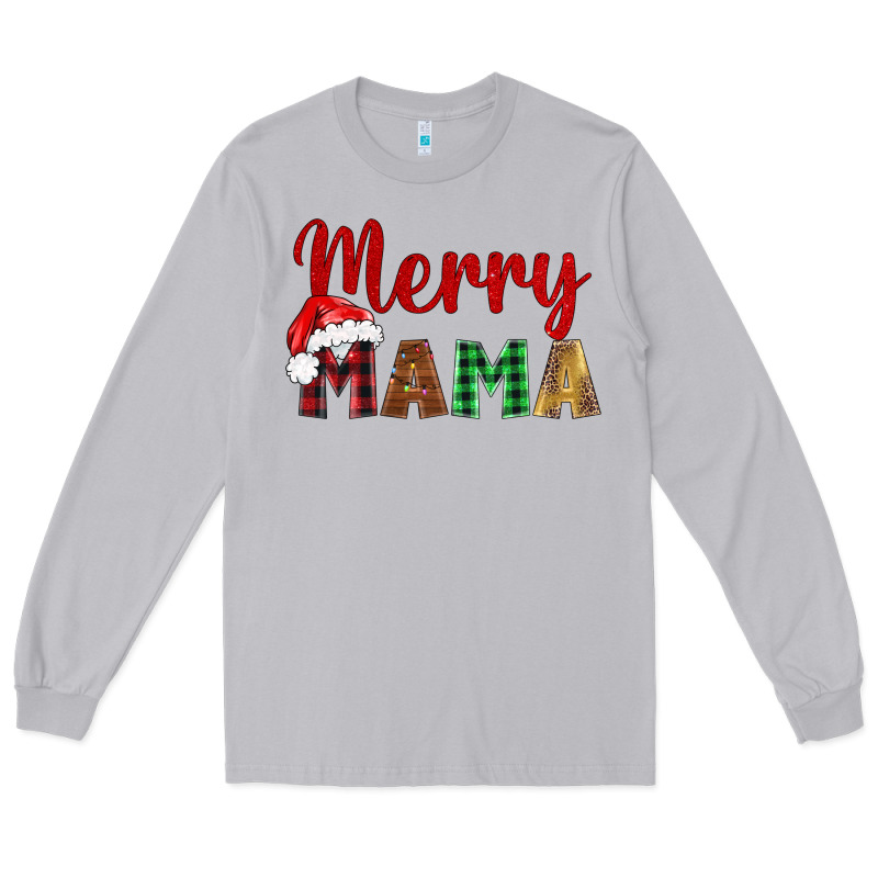 Merry Mama Long Sleeve Tee by BarkalooDesign | Teevron