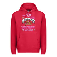 Cardinal As A Leo Girl I Was Born With My Heart On My Sleeve And A Mouth Premium Hoodie - Jasminsmagicworld