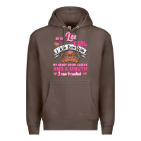 Coffee As A Leo Girl I Was Born With My Heart On My Sleeve And A Mouth Premium Hoodie - Jasminsmagicworld