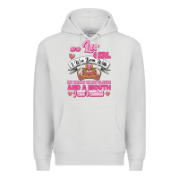 Dove Grey As A Leo Girl I Was Born With My Heart On My Sleeve And A Mouth Premium Hoodie - Jasminsmagicworld