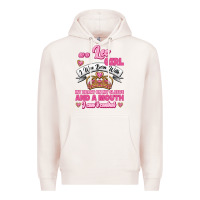 Pale Pink As A Leo Girl I Was Born With My Heart On My Sleeve And A Mouth Premium Hoodie - Jasminsmagicworld