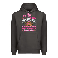 Smoke As A Leo Girl I Was Born With My Heart On My Sleeve And A Mouth Premium Hoodie - Jasminsmagicworld