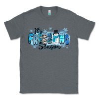 Charcoal Heather it's freezing season Classic Tee - Zillion Design Studio
