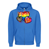 True Royal pride hearts Zipper Hoodie - Zillion Design Studio