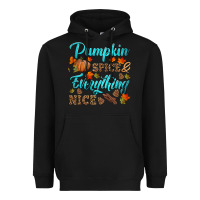 Black pumpkin spice everything nice Heavyweight Hoodie - HRA Design Shop