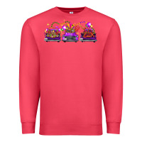 Cardinal Mardi gras farm trucks Premium Sweatshirt - FaDigitalArtStudio
