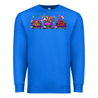 True Royal Mardi gras farm trucks Premium Sweatshirt - FaDigitalArtStudio