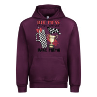 Mauve Wine hot mess always stressed race mama Urban Hoodie - MaliasSmallBusiness
