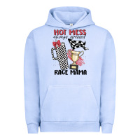 Pigment Grape Ice hot mess always stressed race mama Urban Hoodie - MaliasSmallBusiness