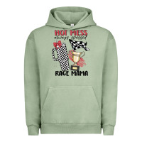 Pigment Oil Green hot mess always stressed race mama Urban Hoodie - MaliasSmallBusiness