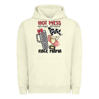 Pigment Pistachio hot mess always stressed race mama Urban Hoodie - MaliasSmallBusiness