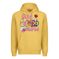 Antique Gold one loved nurse Premium Hoodie - BarkalooDesign