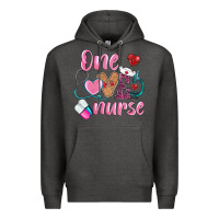Charcoal Heather one loved nurse Premium Hoodie - BarkalooDesign
