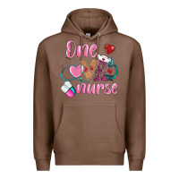 Chestnut one loved nurse Premium Hoodie - BarkalooDesign
