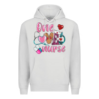 Dove Grey one loved nurse Premium Hoodie - BarkalooDesign