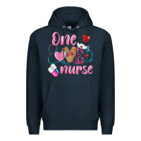 Navy one loved nurse Premium Hoodie - BarkalooDesign