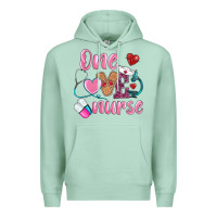 Seafoam one loved nurse Premium Hoodie - BarkalooDesign