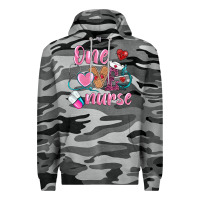 Slate Camo one loved nurse Premium Hoodie - BarkalooDesign
