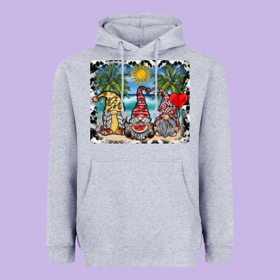 Summer Gnome Mousepad Heavyweight Hoodie Designed By Sublimationcraftshop