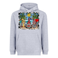 Heather Grey summer gnome mousepad Heavyweight Hoodie - SublimationCraftShop