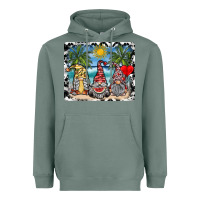 Sage summer gnome mousepad Heavyweight Hoodie - SublimationCraftShop