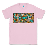 Bubblegum Pink Blessed With Sunflower And Gemstone Classic Tee - RanaPortraitStore