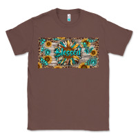 Chestnut Blessed With Sunflower And Gemstone Classic Tee - RanaPortraitStore