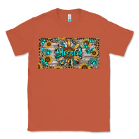 Copper Blessed With Sunflower And Gemstone Classic Tee - RanaPortraitStore