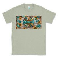 Matcha Blessed With Sunflower And Gemstone Classic Tee - RanaPortraitStore