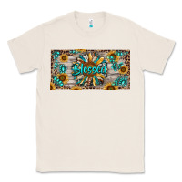 Natural Blessed With Sunflower And Gemstone Classic Tee - RanaPortraitStore