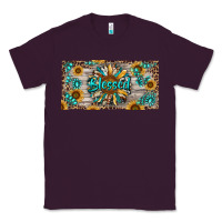 Plum Blessed With Sunflower And Gemstone Classic Tee - RanaPortraitStore