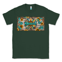 Sports Green Blessed With Sunflower And Gemstone Classic Tee - RanaPortraitStore
