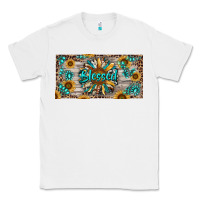 White Blessed With Sunflower And Gemstone Classic Tee - RanaPortraitStore