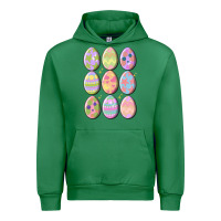 Emerald vintage easter eggs Urban Hoodie - MaliasSmallBusiness