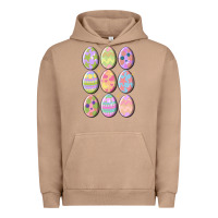 Pigment Burro vintage easter eggs Urban Hoodie - MaliasSmallBusiness