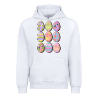 White vintage easter eggs Urban Hoodie - MaliasSmallBusiness